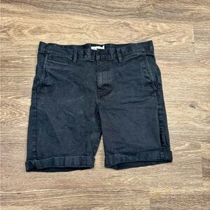 The Rail Dark Gray Chino Shorts Size 32 Men's Casual Rolled Hem
